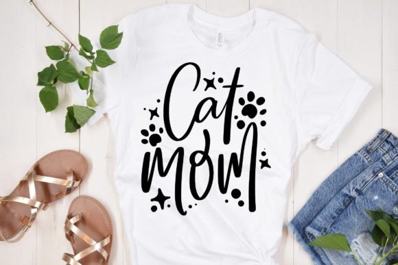 Cat Mom Funny Cat SVG Quote for Crafts and Graphics