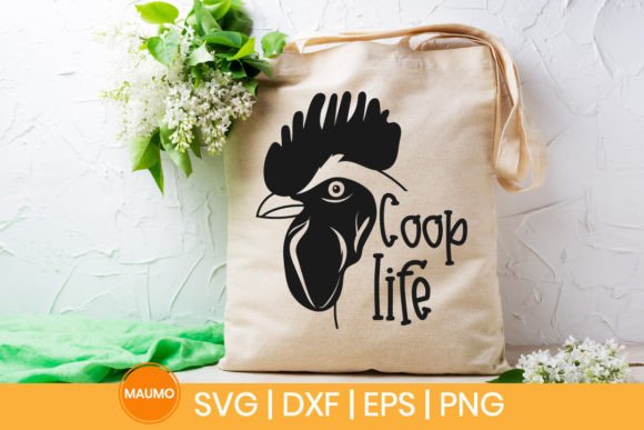 Coop Life Farm Svg Quote for Crafts and Graphics