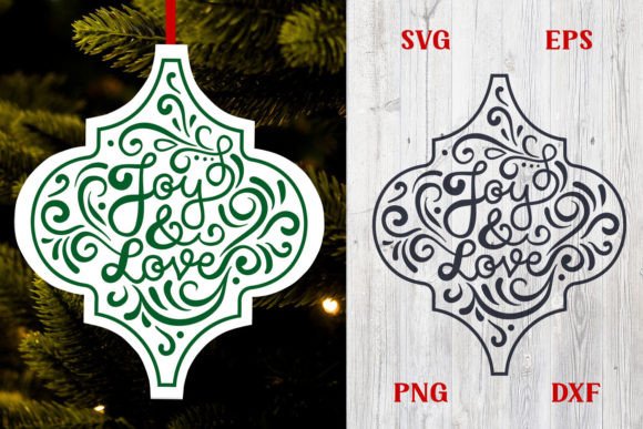 Joy and Love Christmas Arabesque SVG Review