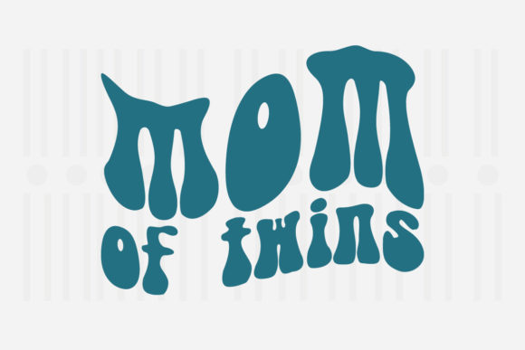 Mom of Twins Mother’s Day SVG for Crafts and Graphics