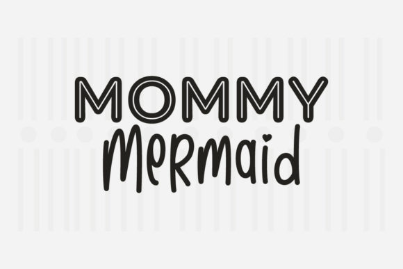Mommy Mermaid Mother’s Day SVG for Crafts and Graphics