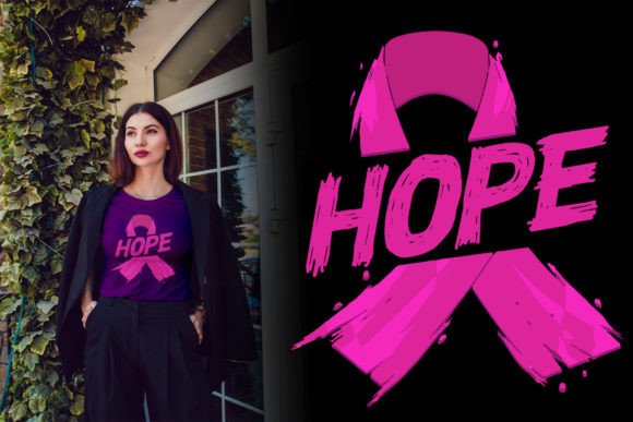 Pink Ribbon Breast Cancer Ribbon SVG for Crafts and Graphics