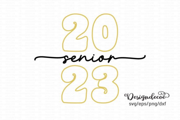 Senior 2023 Graduation Quote Minimal SVG for Crafts and Graphics