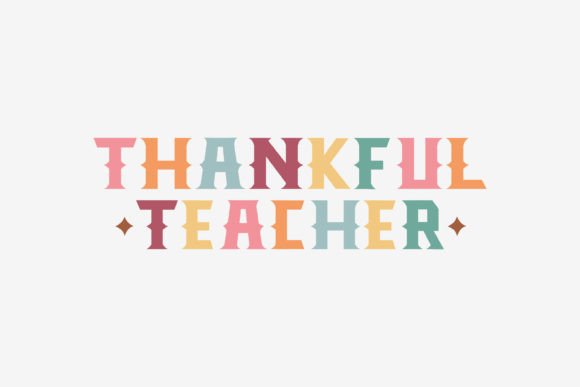 Thankful Teacher Thanksgiving SVG Design Review