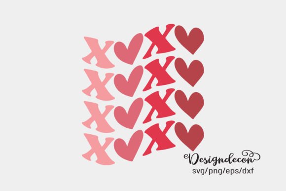 XOXO Retro Groovy Heart Sublimation Svg for Crafts and Graphics